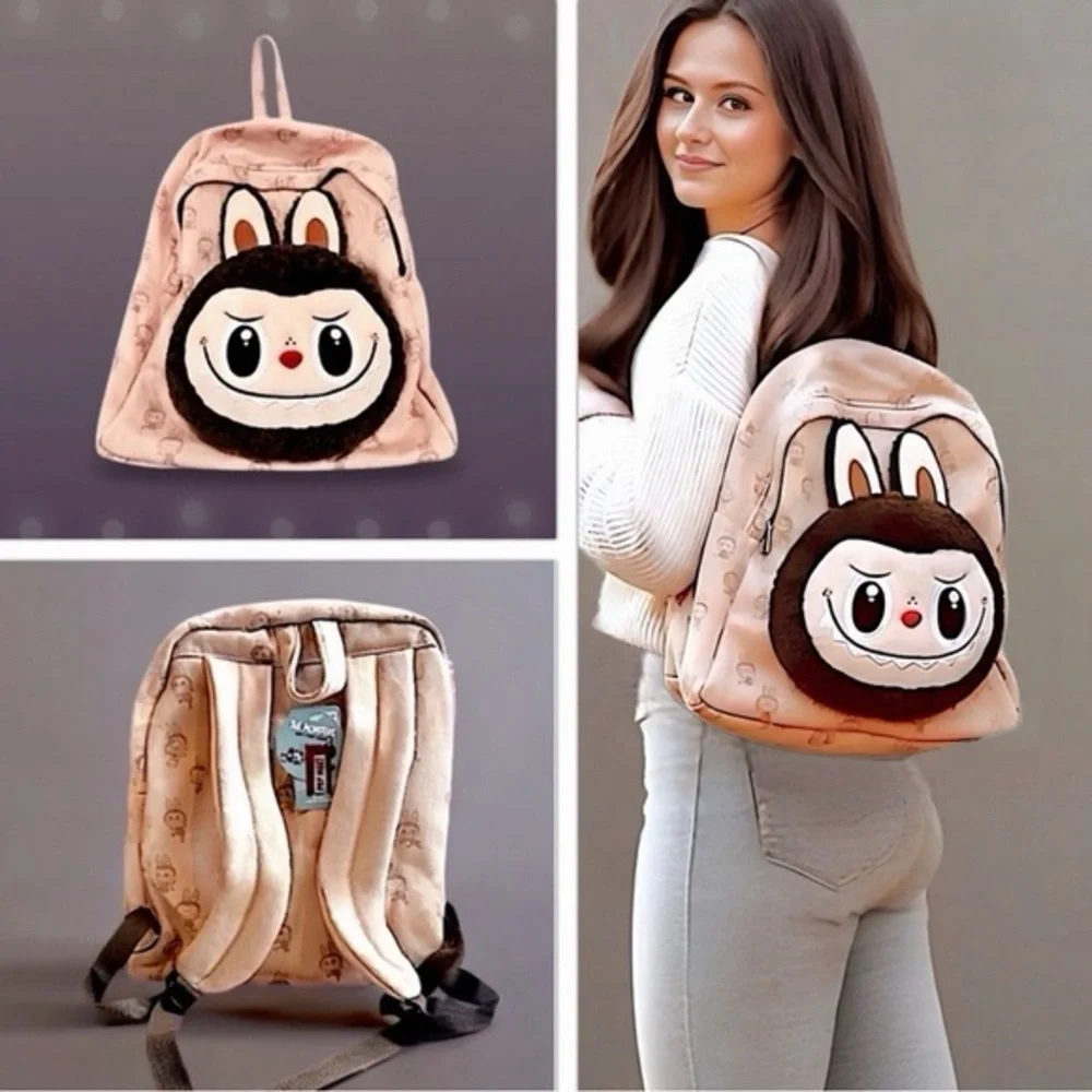 Pop Land Labubu Classic Bag Series Plush Backpack